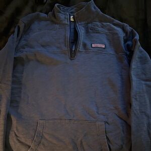 women's vineyard Vines Navy Half-Zip Pullover. size small. very good condition.